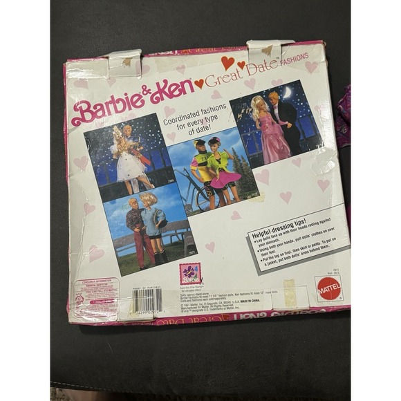 Barbie & Ken Doll Great Date Fashions #2972  1991 Mattel Original Box (READ!!) - Picture 9 of 11